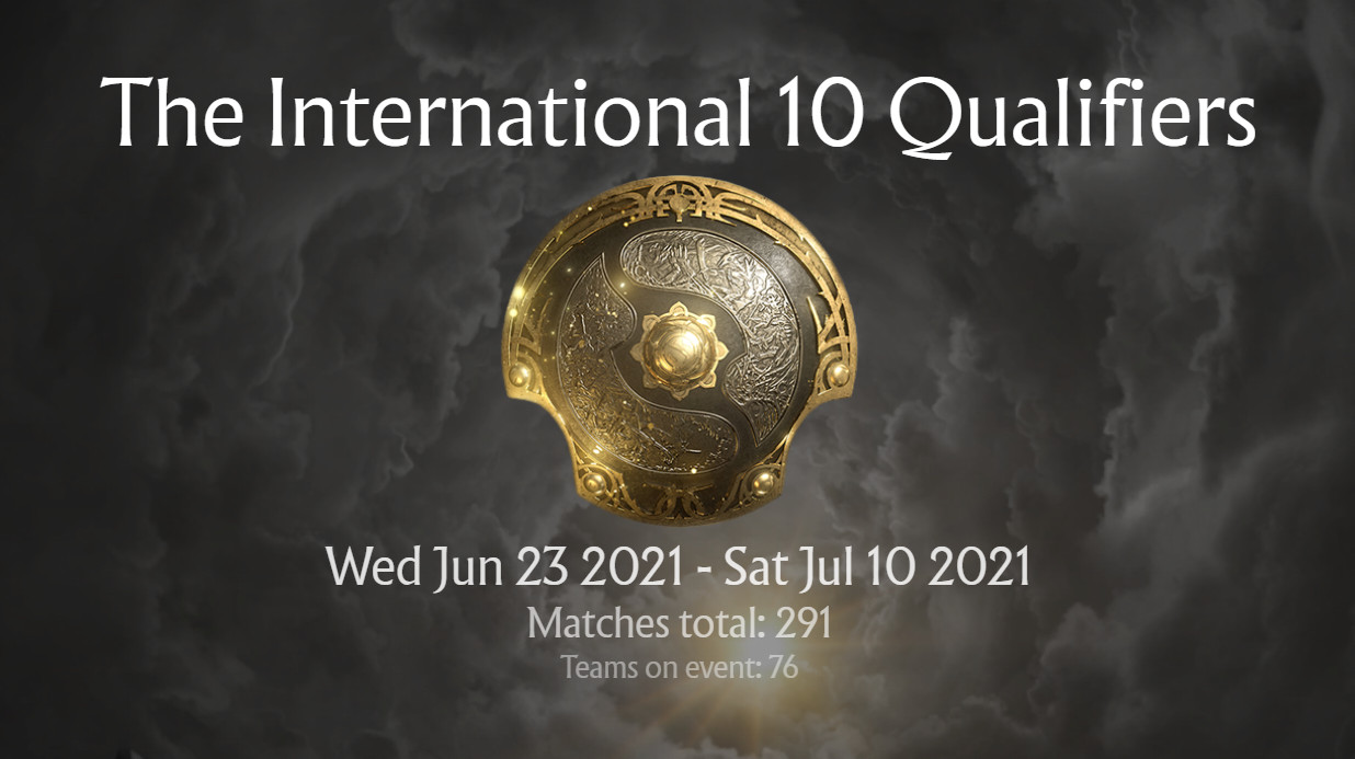 Инфографика по квалификациям The International 10